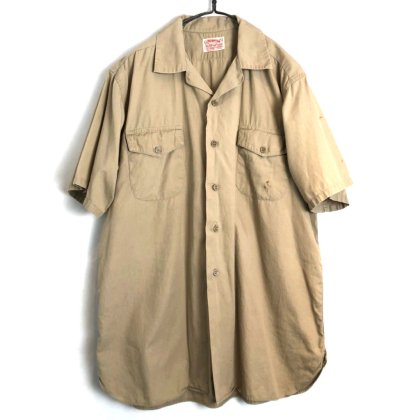  ΡCREIGHTONۥơ S/S ץ󥫥顼 ġ1960'sVintage S/S Open Collar Work Shirt