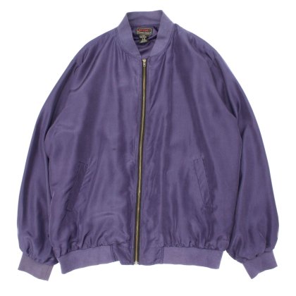 古着 通販　ヴィンテージ シルク ジャケット ブルゾン【John L Blair】【1990's-】Purple
