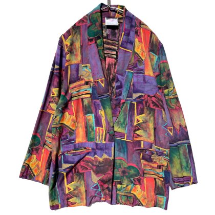 ΡGRANITE - Made In USAۥơ 졼 饤ȥ㥱åȡ1980's-Vintage Rayon Light Jacket