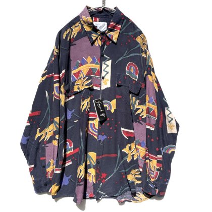  ΡGOOUCH - NOSۥǥåɥȥå ȥץ 륯ġ1990's-Vintage Silk Shirt