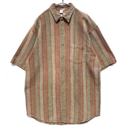  ΡTHE TERRITORY AHEADۥӥå륨å S/S åȥ󥷥ġ1990's-Vintage Cotton Shirt