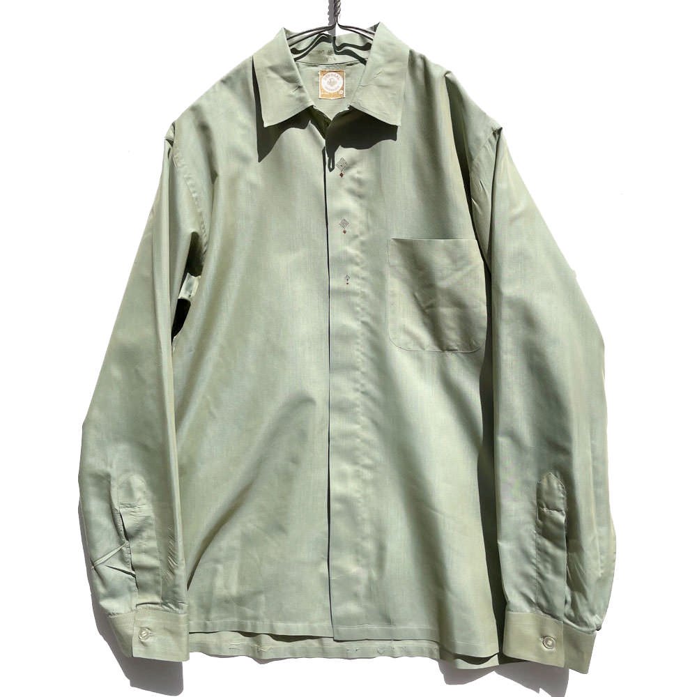 【DONEGAL】ヴィンテージ オープンカラーシャツ【1960's-】Vintage Open Collar Shirt