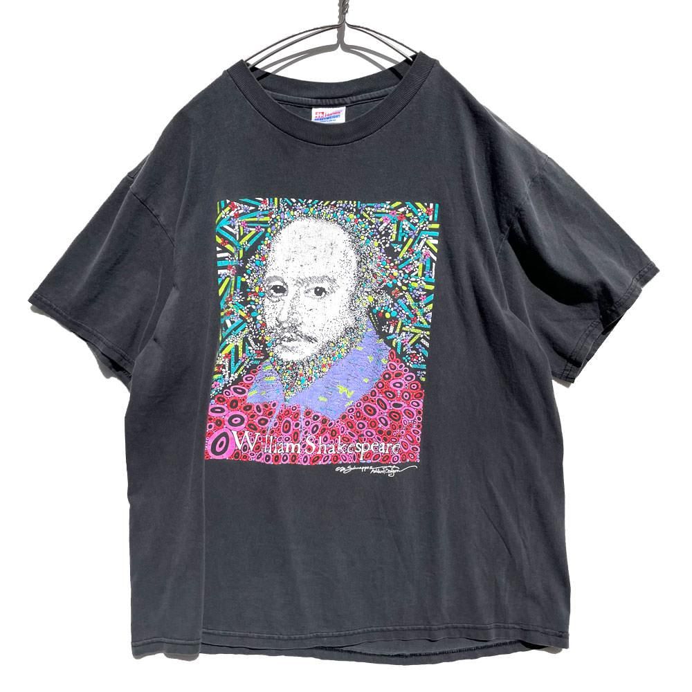 シェイクスピア【William Shakespeare】ヴィンテージ プリント Tシャツ【1990's-】Vintage T-Shirt