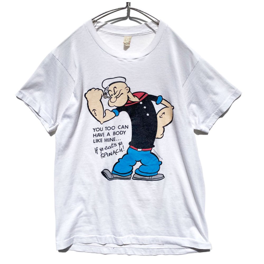 ポパイ【POPEYE】ヴィンテージ オフィシャル プロモーション Tシャツ【1984's - Made In USA】Vintage T-Shirt