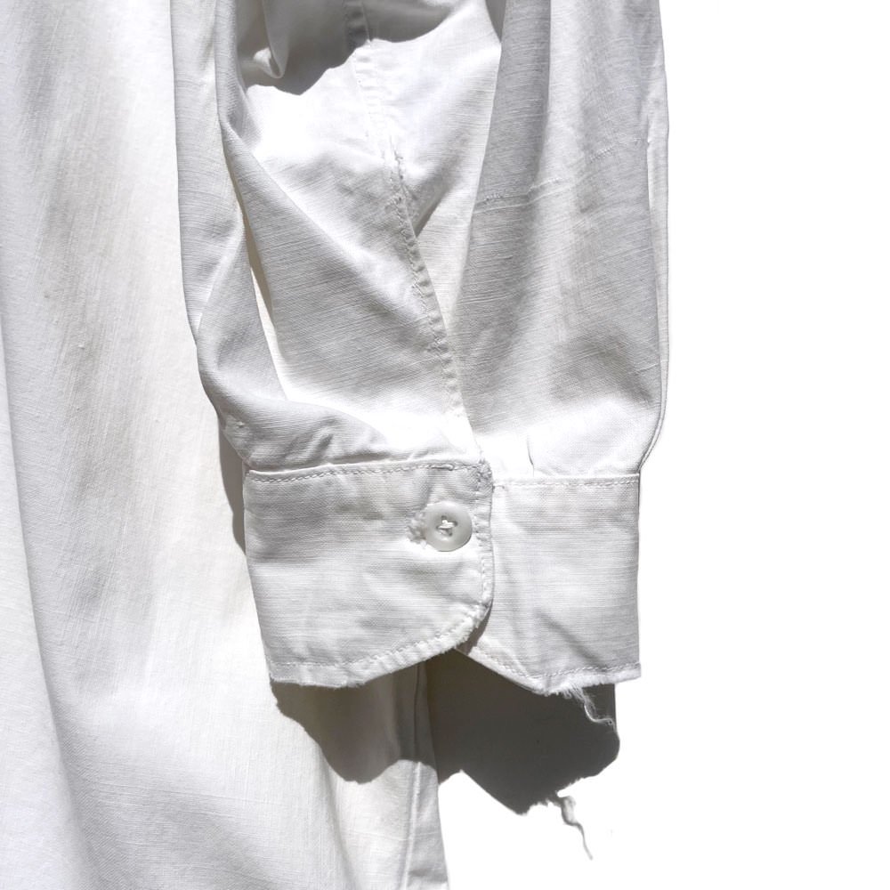 アンティーク フレンチコットン グランパシャツ【20's~30's】Antique French Cotton Grandpa Shirt