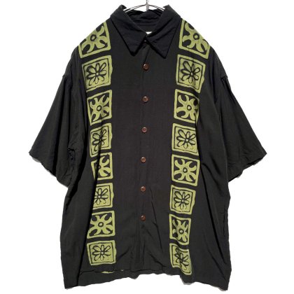  ΡNOMADIC TRADERSۥơ S/S ƥ 졼󥷥ġ1990's-Vintage Rayon Shirt