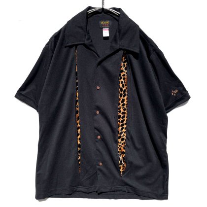  ΡBC ETHIC - Made In USAۥơ S/S 쥪ѡɥѥ ץ󥫥顼ġ1990's-Vintage Leopard Shirt