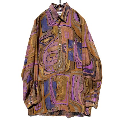  ΡRinaldoۥơ ȥץ 졼󥷥ġ1980's-Vintage Rayon Shirt