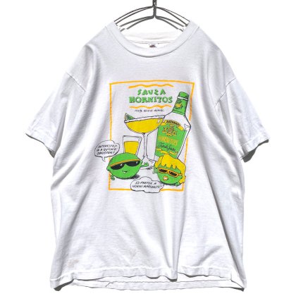  ΡSauza Hornitos - Made In USAۥơ ƥץ Tġ1990's-Vintage Print T-Shirt