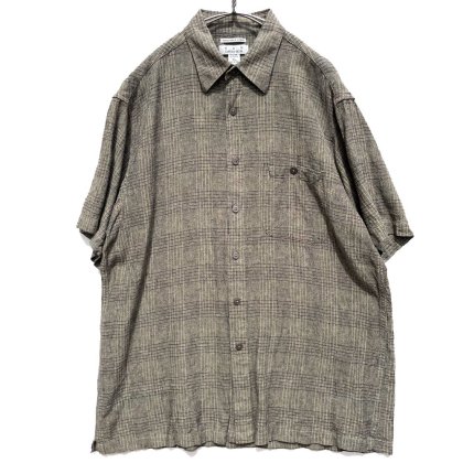  ΡRON CHERE SKINۥơ ӥå륨å S/S ͥ󥷥ġ1990's-Vintage Linen Shirt