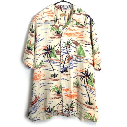  ΡMcGREGORۥơ 졼 ϥ ϥ磻󥷥ġ1940's-Vintage Rayon Hawaiian Shirt