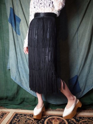古着 通販　ヴィンテージ フリンジ スカート 1950年代 c.1950s Fringe Skirt
