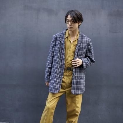 Bill Parry】ヴィンテージ S/S オールインワン ジャンプスーツ Bill Parry】ヴィンテージ S/S オールインワン ジャンプスーツ