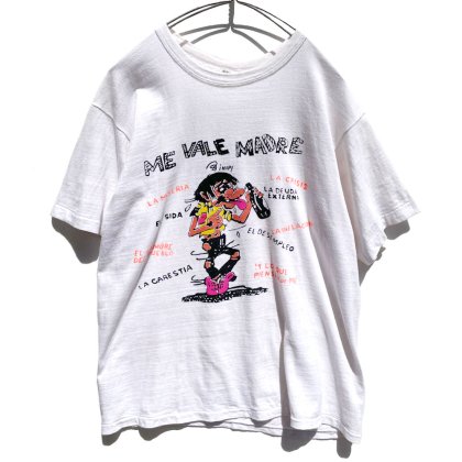 古着 通販　【ME VALE MADRE】ヴィンテージ カートゥーンプリント Tシャツ【1980's-】Vintage Cartoon Print T-Shirt