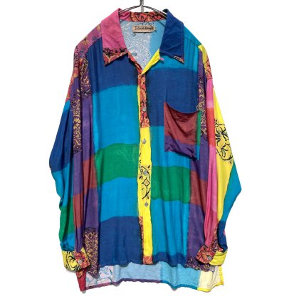 古着 通販　【Island Shop】ヴィンテージ アートプリント レーヨンシャツ【1980's-】Vintage Rayon Shirt