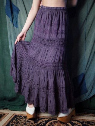  Ρơ ѡץ른ץ Purple Gypsy Skirt