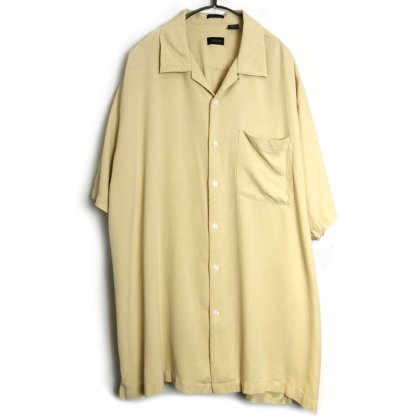  ΡIZODۥơ S/Sץ󥫥顼 륯ġ1990's-Vintage S/S Loop Collar Silk Shirt