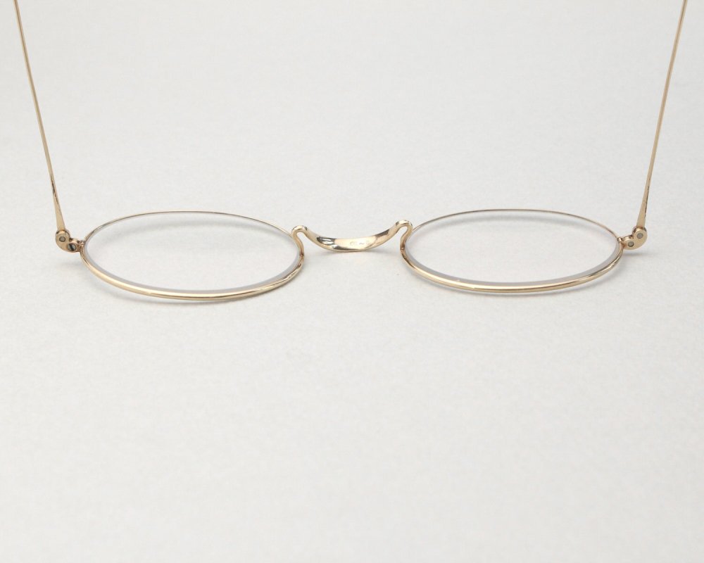 27,648円アンティーク 専用① 未使用 松葉式 オーバル型 Xブリッジ 眼鏡 ヴィンテージ