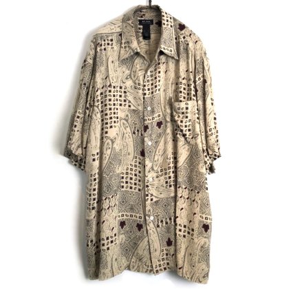  Ρaxcessۥơ ڥ꡼ѥ S/S 졼󥷥ġ1990's-Vintage Short Sleeve Rayon Shirt