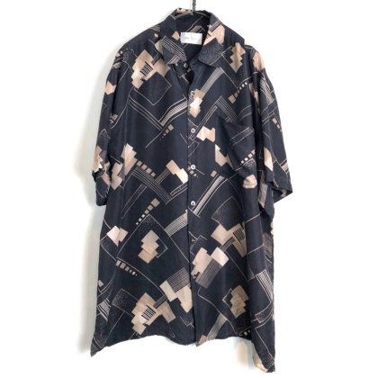  ΡBILL BLASSۥơ ȥץ S/S 륯ġ1990's-Vintage Short Sleeve Silk Shirt