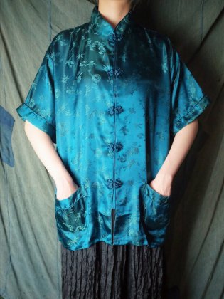  Ρơ ɥ꡼ 㥤ʥ Emerald Green China Shirt