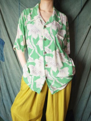  ΡAVANTI ƥ 륯 ϥ AVANTI Silk Aloha Shirt