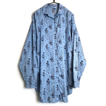  ΡPERRY ELLISۥơ ȥץѥ󥷥ġ1980'sVintage Hand Dyed L/S Cotton Shirt