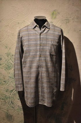  Ρfrench 1960s cotton granpa shirt