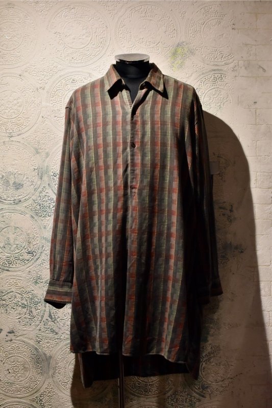 古着 通販 french 1960s guranpa shirt フレンチヴィンテージ グランパシャツ