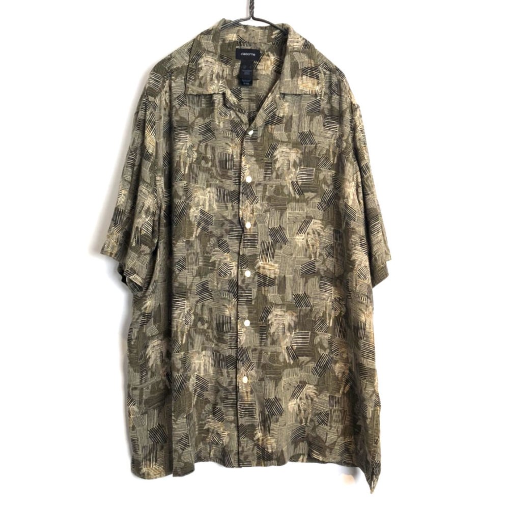 古着 通販 【Claiborne】ヴィンテージ S/S レーヨンシャツ【1990's】Vintage S/S Open Collar Rayon Shirt