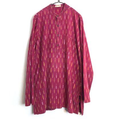 古着 通販　【fabindia】ヴィンテージ プルオーバー ロングシャツ【1980's】Vintage Pullover Long Sleeve Shirt