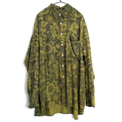  ΡGENERRA COLLECTIONۥơ Хƥåѥ 졼󥷥ġ1990's-Vintage Rayon Shirt