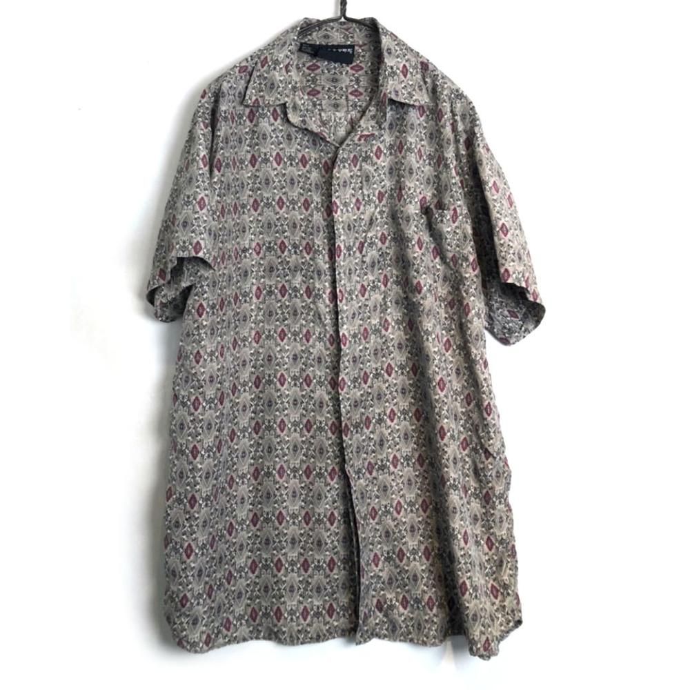 COLORE】ヴィンテージ S/S シルクシャツ【1990's-】Vintage