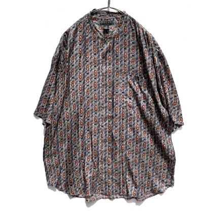  ΡBOGARIۥơ S/S Хɥ顼 륯ġ1990's-Vintage Silk Shirt