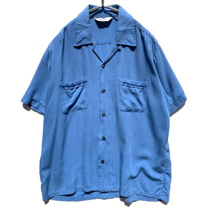  ΡDa Vinciۥơ ץ󥫥顼 졼󥷥ġ1970s-Vintage Rayon Shirt