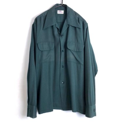  ΡCAMPUSۥơ 졼 Х ץ󥫥顼ġ1950's-Vintage Rayon Gabardine Shirt