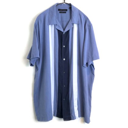  ΡAXISTۥơ S/S 륯ġ1990's-Vintage Short Sleeve Silk Shirt