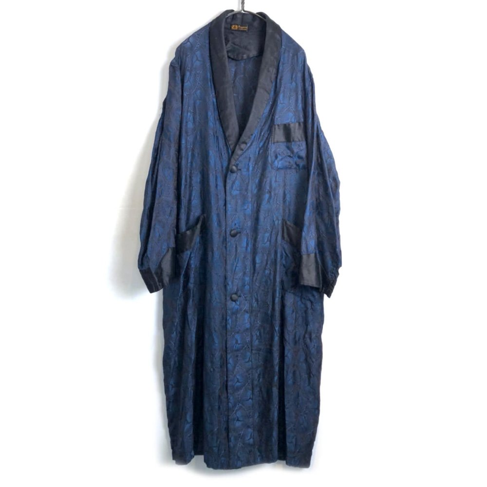 【Imperial】ヴィンテージ レーヨンガウン【1960's-】Vintage Rayon Jacquard Robe