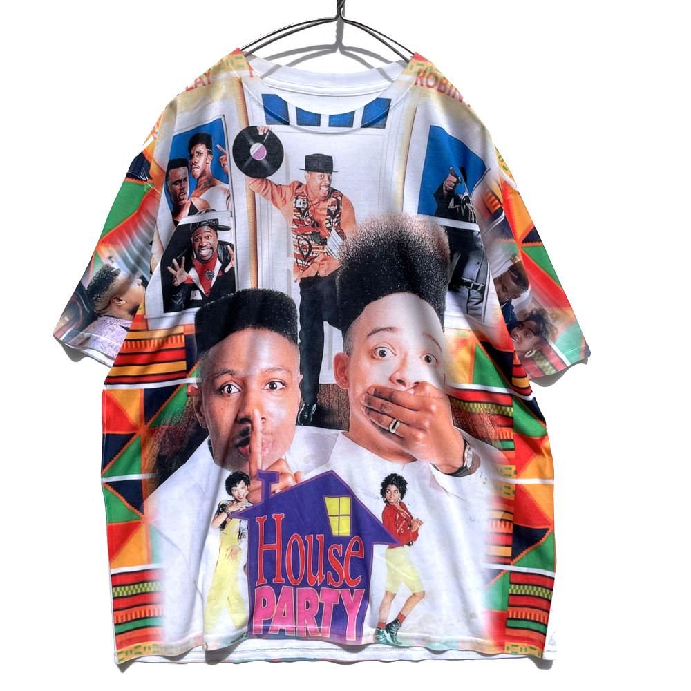 HOUSE PARTY】ヴィンテージ ムービープリント Tシャツ【1990's