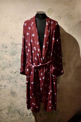 古着 通販　us 1950s~ atomic pattern rayon gown