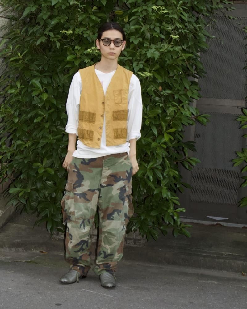 Clarkfield トライバルカモ ハンティングベスト ビンテージ 30