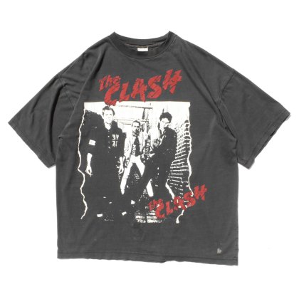 古着 通販　クラッシュ ヴィンテージ  T シャツ【The Clash】【Late 1990's-】Fade BK
