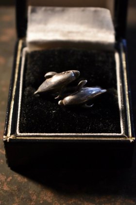  ΡBelphegol Zoo vintage dolphin motif silver ring ơ 륫  С  