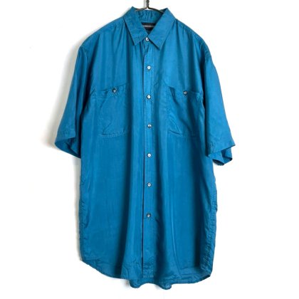  ΡEXPRESSIONSۥơ S/S 륯ġ1990's-Vintage Short Sleeve Silk Shirt