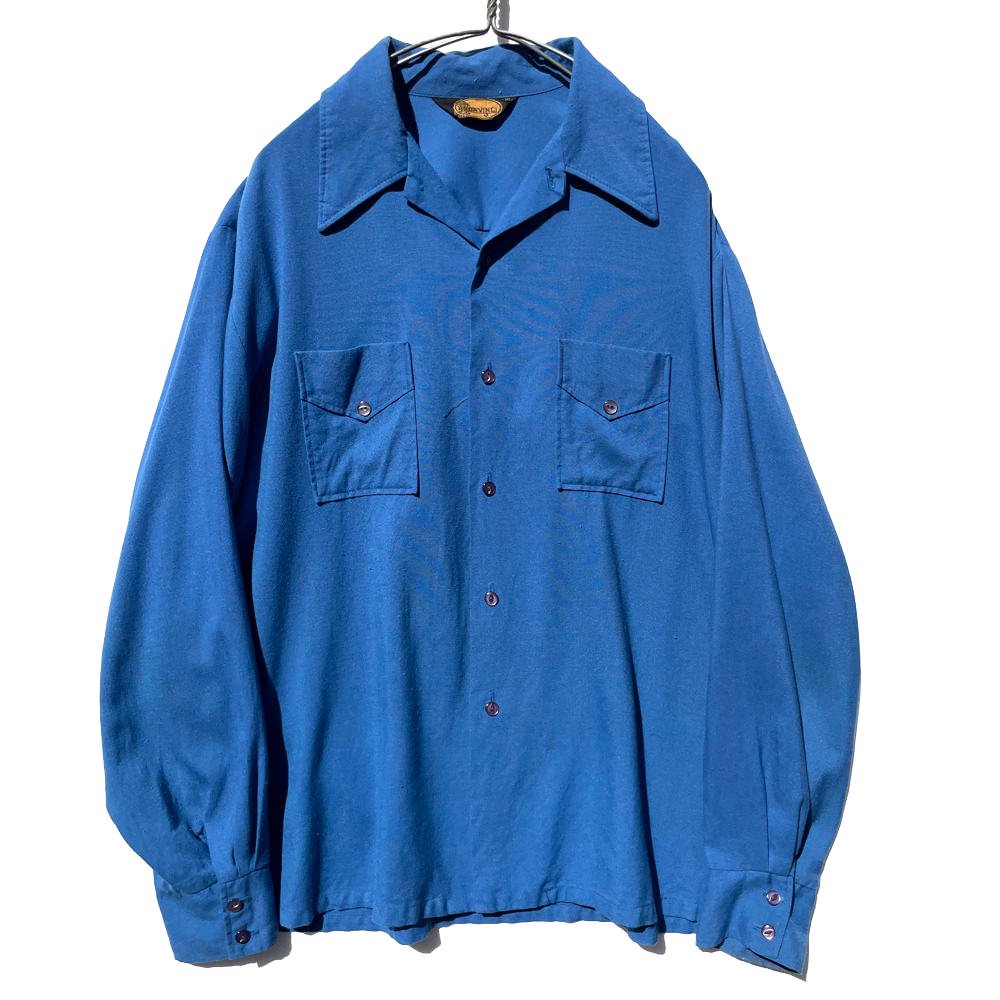 【Da Vinci】ヴィンテージ オープンカラー レーヨンシャツ【1970's-】Vintage Rayon Shirt