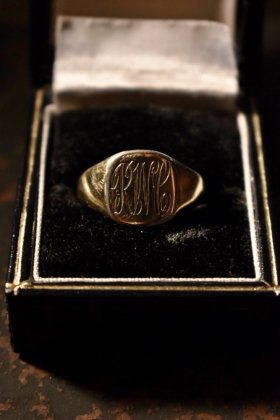  ΡVintage Jewelry Expo British early 20th 9ct signet ring 20Ƭ 󥰥 ͥåȥ 