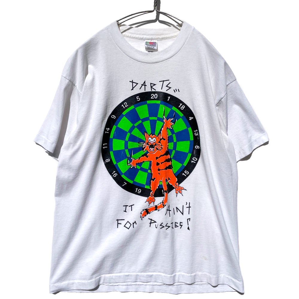 【DARTS】ヴィンテージ 猫プリント Tシャツ【1990's-】Vintage Print T-Shirts