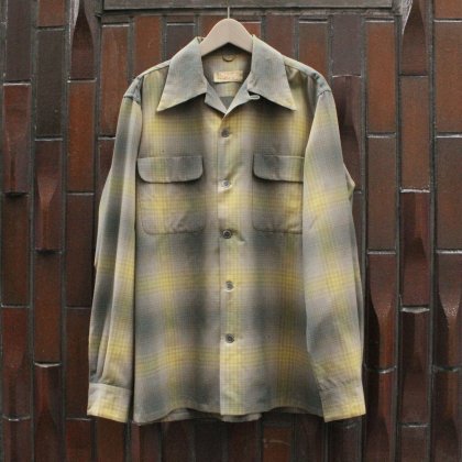  Ρơ L/S 롼ץ顼  ġEarly1950's-ۡDavenport Sports ShopShadow Plaid