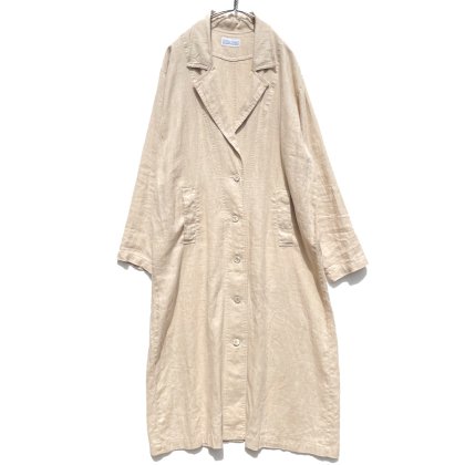  ΡGOTCHA COVERRED - Made In USAۥơ ͥ ޥȡ1980's-Vintage Linen Coat