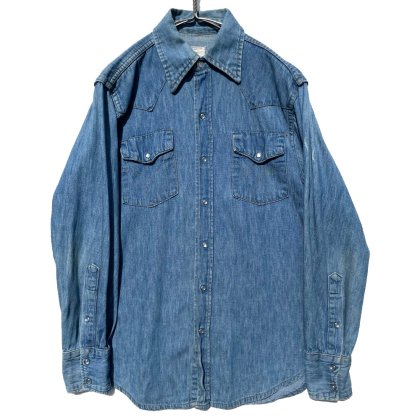  ΡBIG MAC - JCPenneyۥơ ǥ˥ 󥷥ġ1970's-Vintage Denim Western Shirts